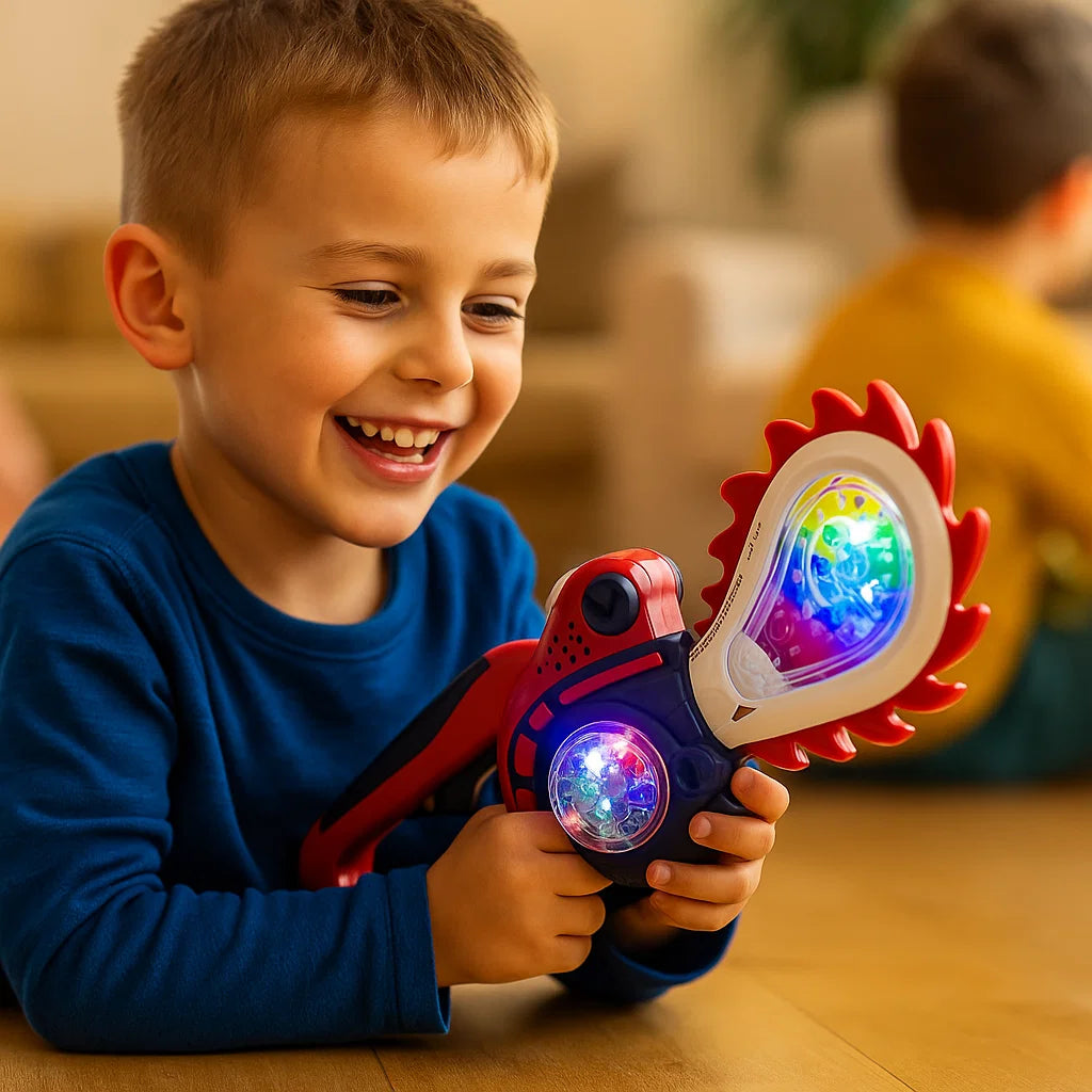 Musikspielzeug Kettensäge für Kinder mit leuchtenden Effekten