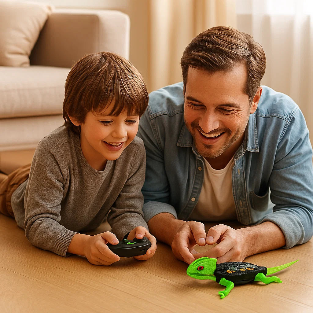 Fernbedientes Kletterspielzeug für Wände – Chamäleon-Design