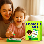 Rätselspiel für Kinder mit Logikschlüsseln
