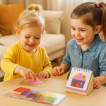 Puzzle-Spiel mit geometrischen Farben und Formen - Stärkt logisches Denken