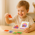 Puzzle-Spiel mit geometrischen Farben und Formen - Stärkt logisches Denken