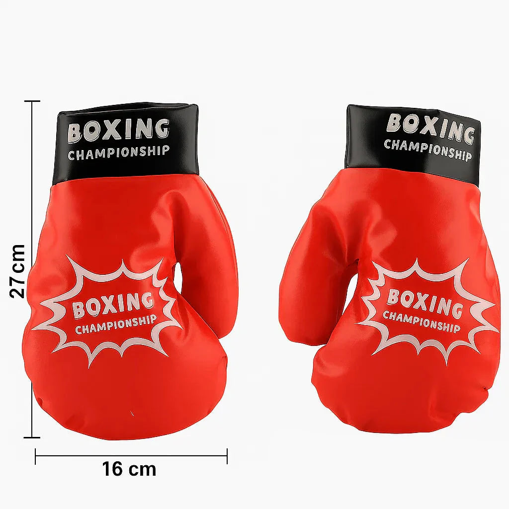 Aufblasbarer Kinder-Boxsack mit Handschuhen – Sicheres Training