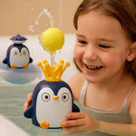 Spritzendes Bade-Spielzeug in Pinguin-Form