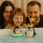 Spritzendes Bade-Spielzeug in Pinguin-Form