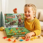 Adventskalender mit Dinosauriern für junge Entdecker