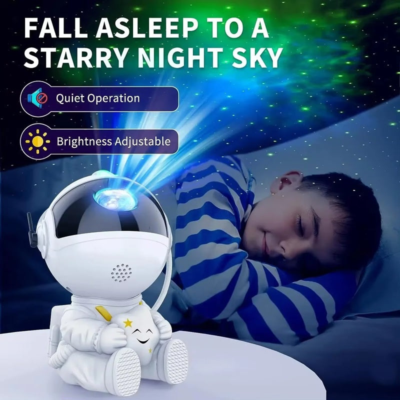 LED-Nachtlicht Projektor mit Astronauten und Galaxie-Effekt