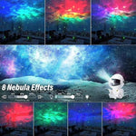 LED-Nachtlicht Projektor mit Astronauten und Galaxie-Effekt