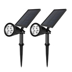 Ecolux - Nachhaltiger Solar-Gartenstrahler mit Bewegungsmelder