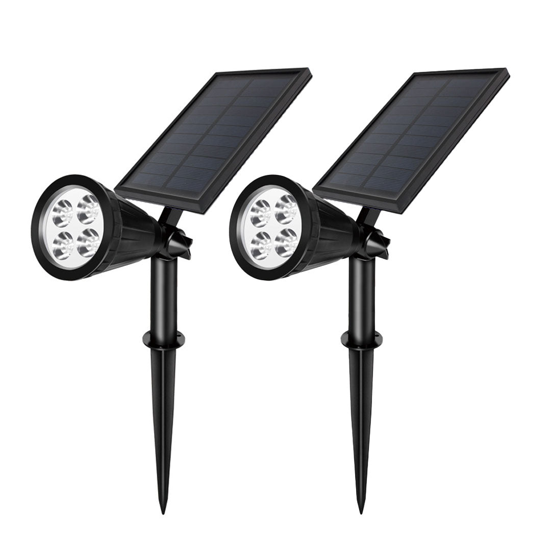 Ecolux - Nachhaltiger Solar-Gartenstrahler mit Bewegungsmelder