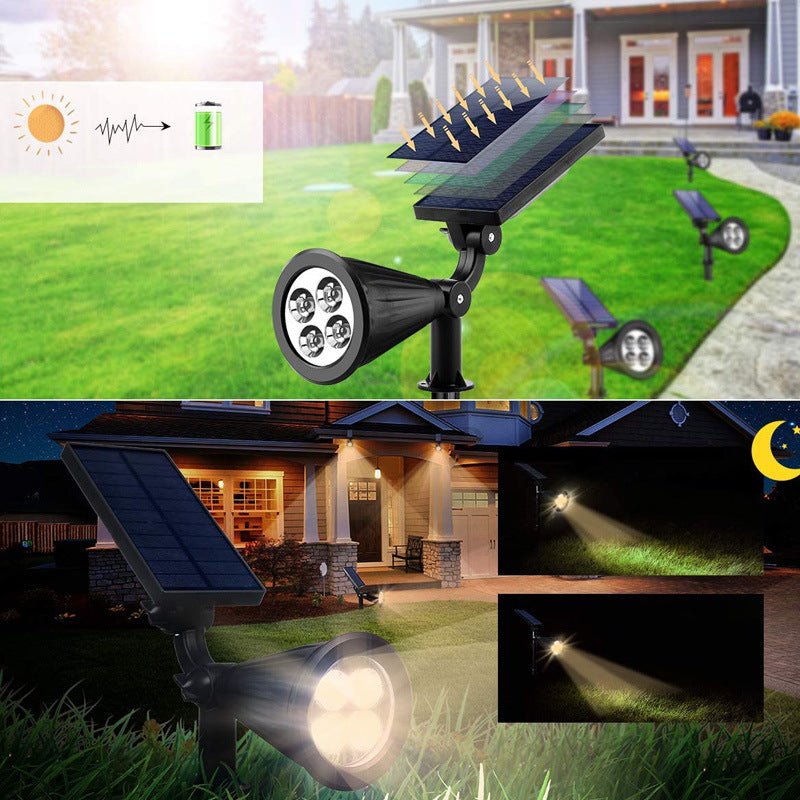 Ecolux - Nachhaltiger Solar-Gartenstrahler mit Bewegungsmelder