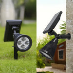 Ecolux - Nachhaltiger Solar-Gartenstrahler mit Bewegungsmelder