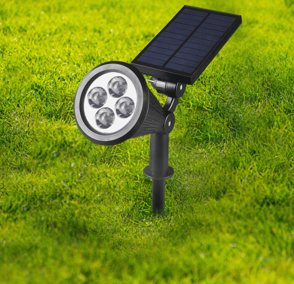 Ecolux - Nachhaltiger Solar-Gartenstrahler mit Bewegungsmelder