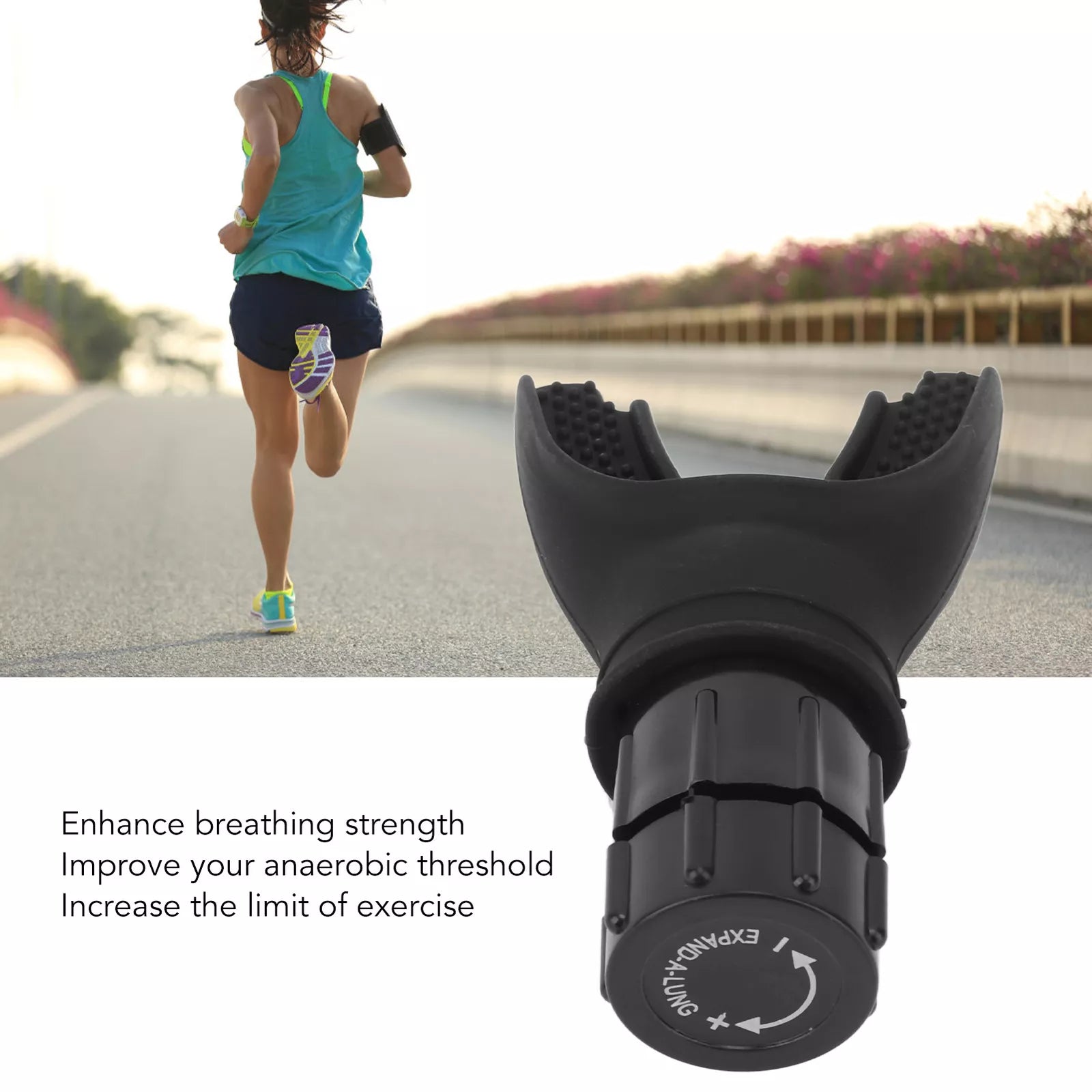 Luftmeister Pro – Verstellbarer Atemtrainer für Fitness und Entspannung