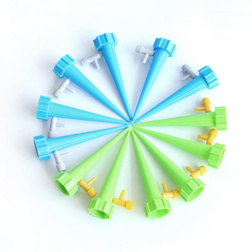 Bewässerungsstäbe mit Verstellbarem Ventil – 6er Set