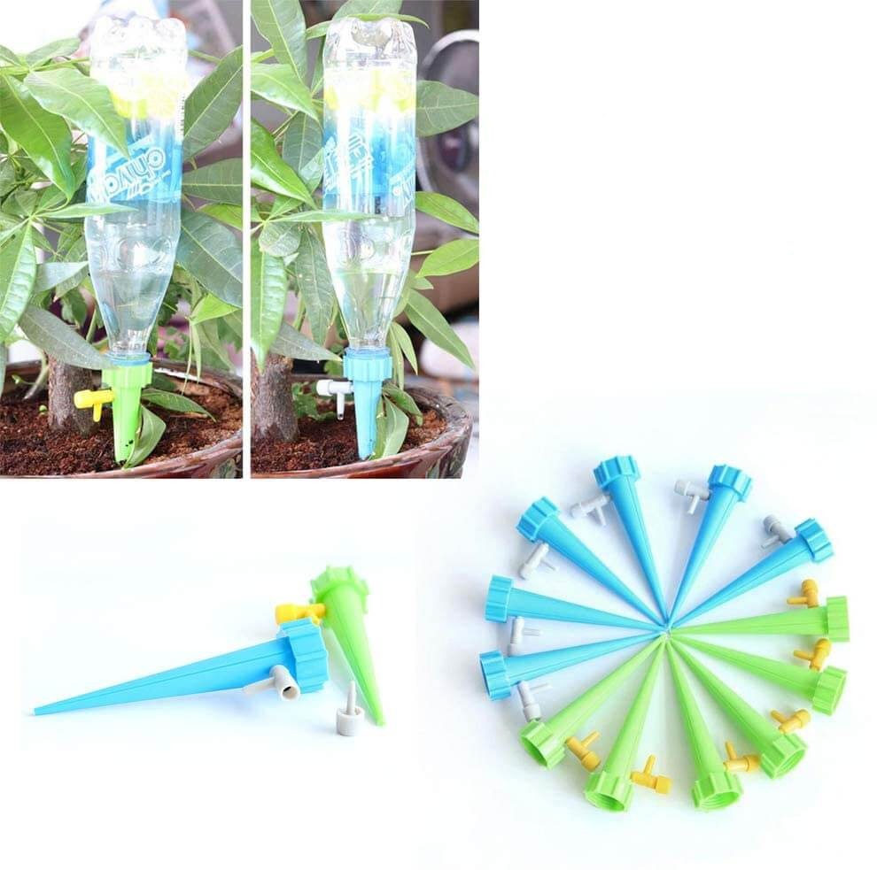 Bewässerungsstäbe mit Verstellbarem Ventil – 6er Set