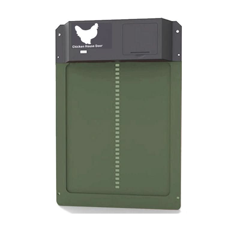 Chicken Coop Door with Automatic Operation and Light Sensor
