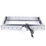 Edelstahl Grillspieß-Set mit automatischer Rotationsfunktion