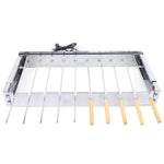 Edelstahl Grillspieß-Set mit automatischer Rotationsfunktion