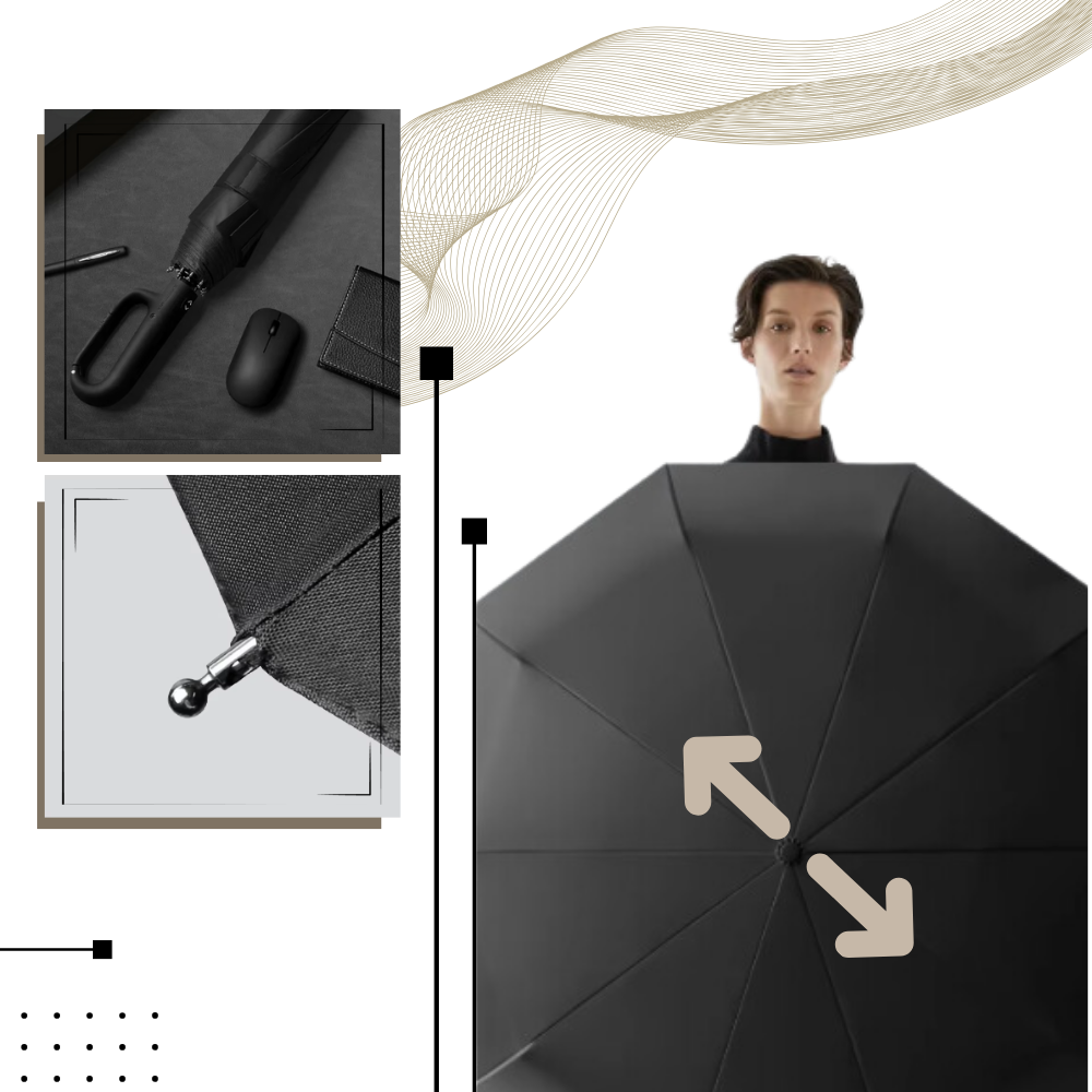 Smart Umbrella for All Weather Conditions with Secure Mechanism