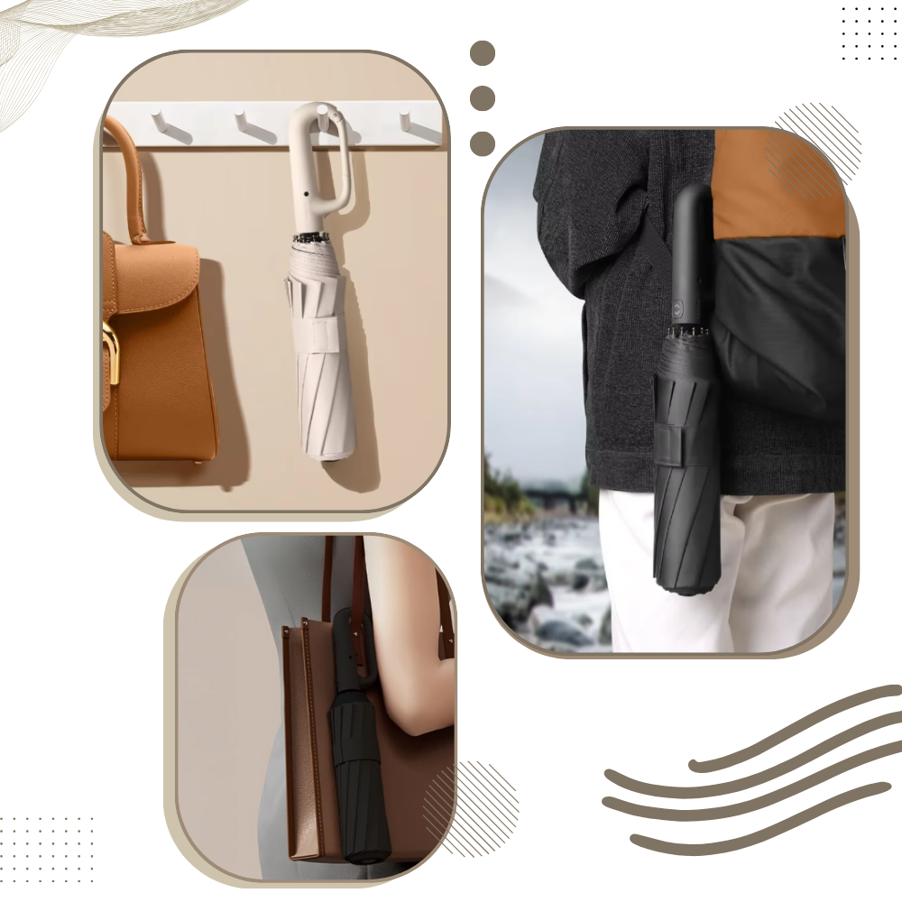Smart Umbrella for All Weather Conditions with Secure Mechanism