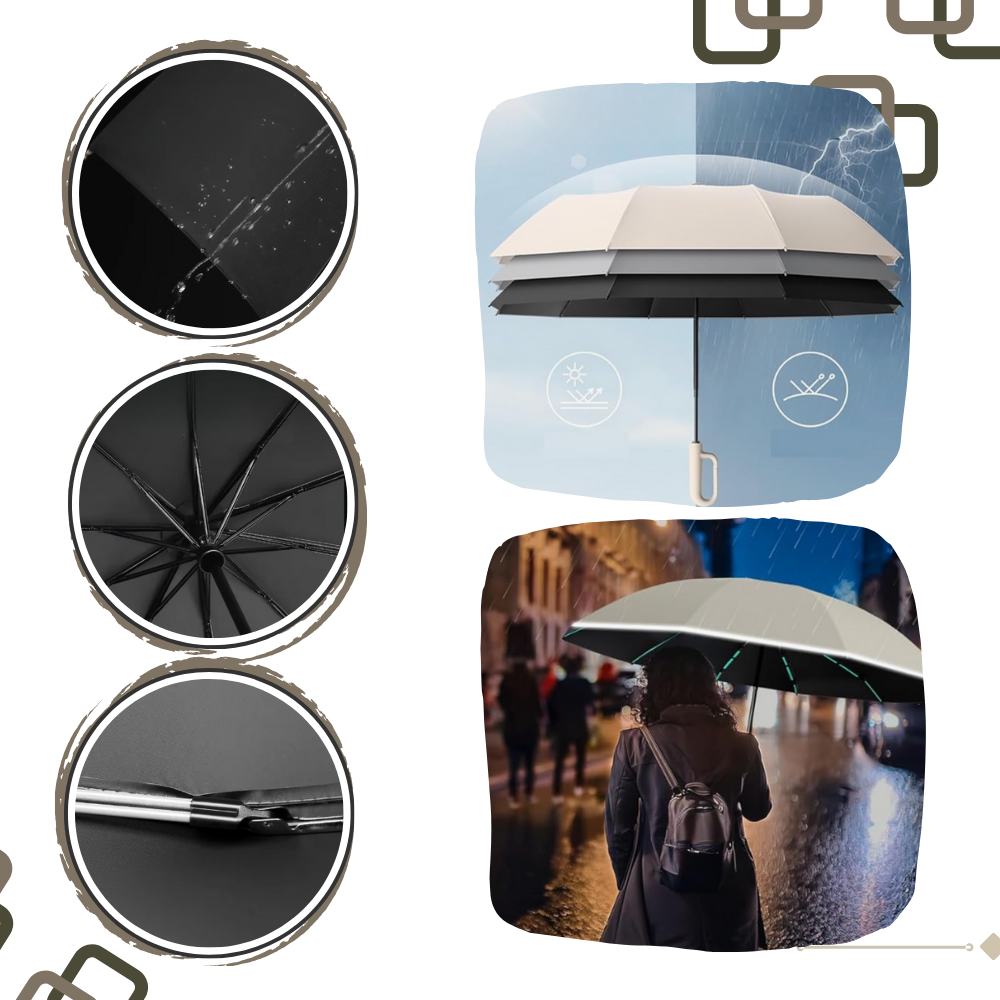 Smart Umbrella for All Weather Conditions with Secure Mechanism