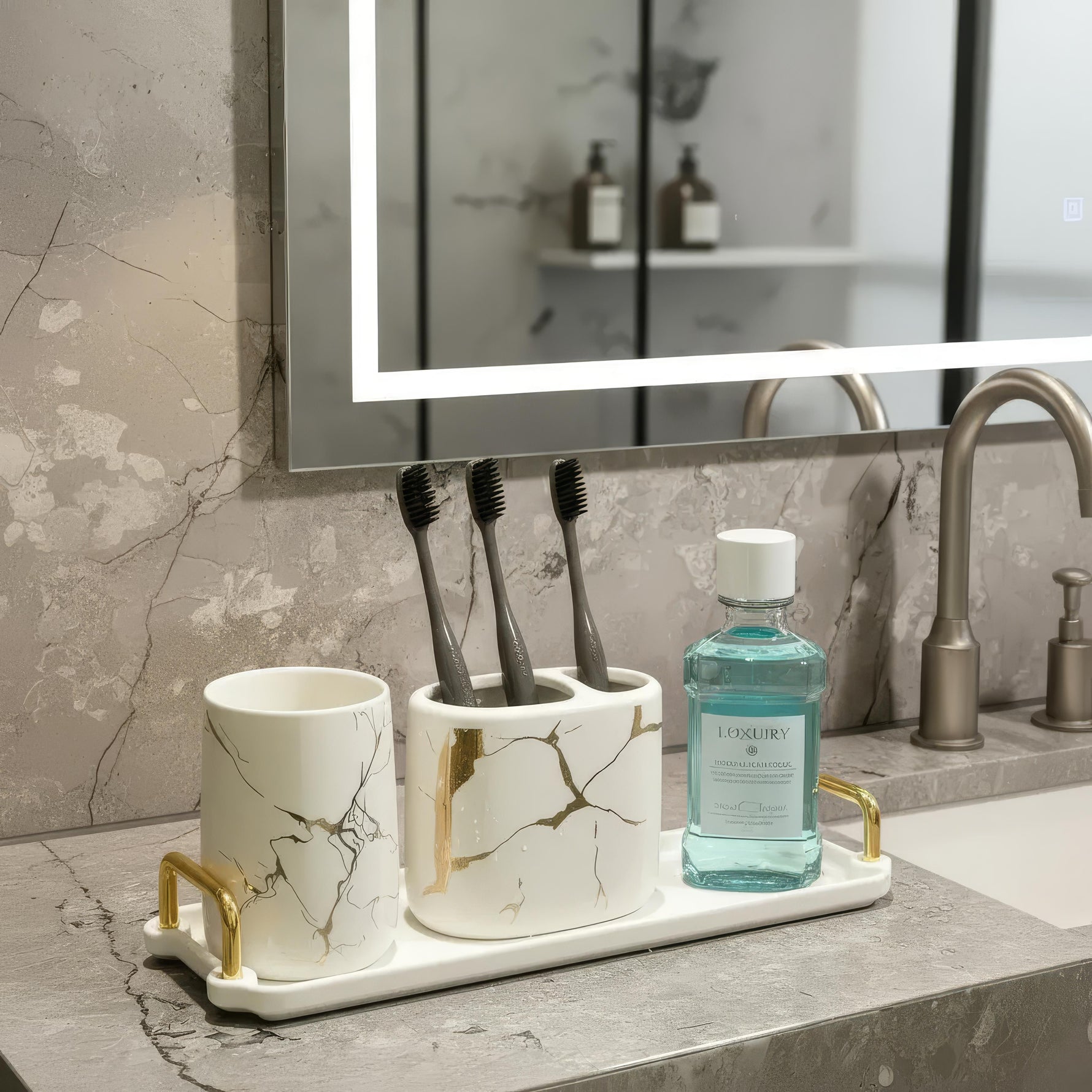 Stylish Ceramic Bathroom Set for Modern Living