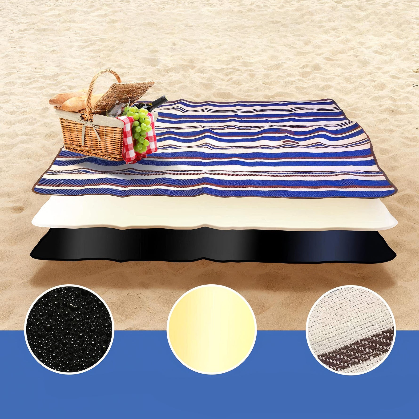 OutdoorBuddy – Waterproof Picnic Blanket for Every Adventure