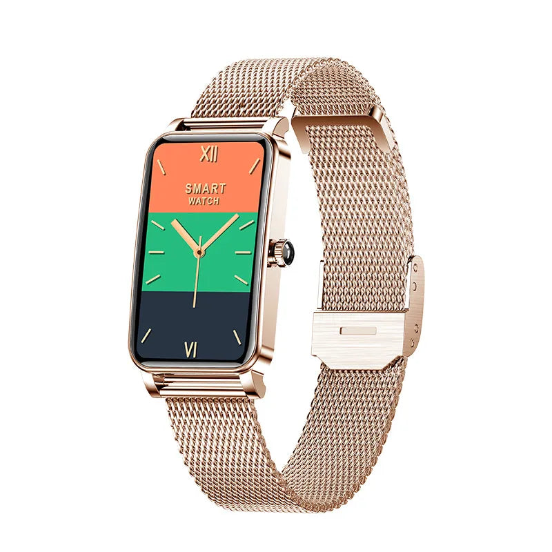 Elegante Smartwatch mit Fitness-Tracking und Benachrichtigungen
