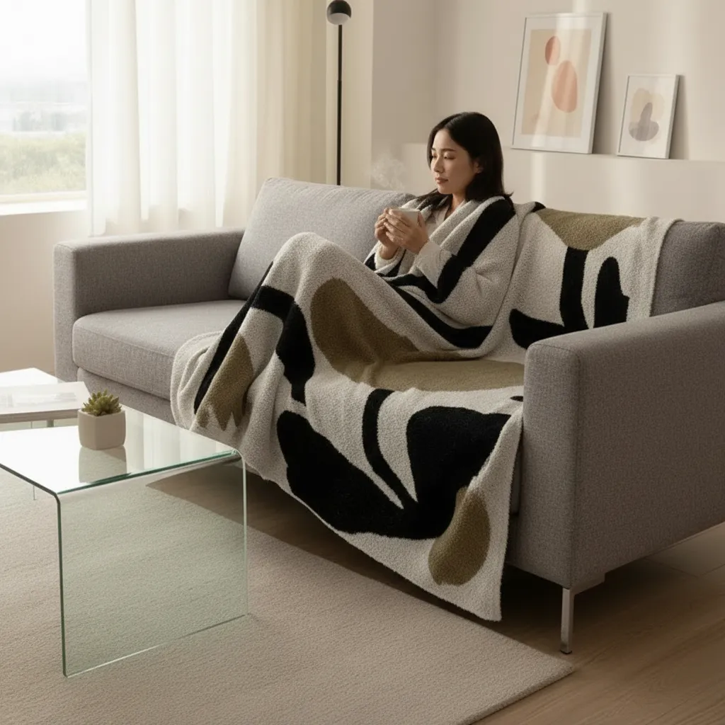 Cozy Throw Blanket for All Seasons with a Soft Texture