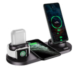 Multifunktionales 6-in-1 Ladegerät für iPhone und Smartwatch