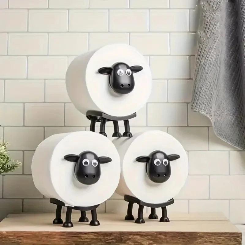 Charmanter Schaf-Toilettenpapierhalter für Ihr Badezimmer