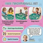 Komplettes Mini Tischfußballspiel Set