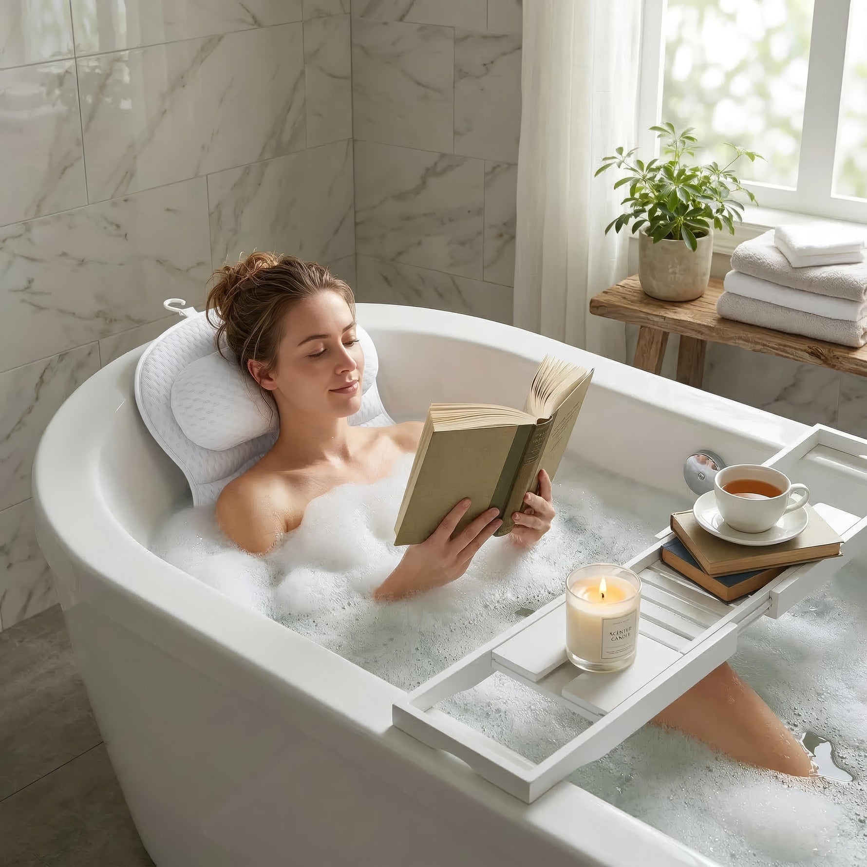 AquaRelax – Ergonomisches Badekissen für ultimative Entspannung