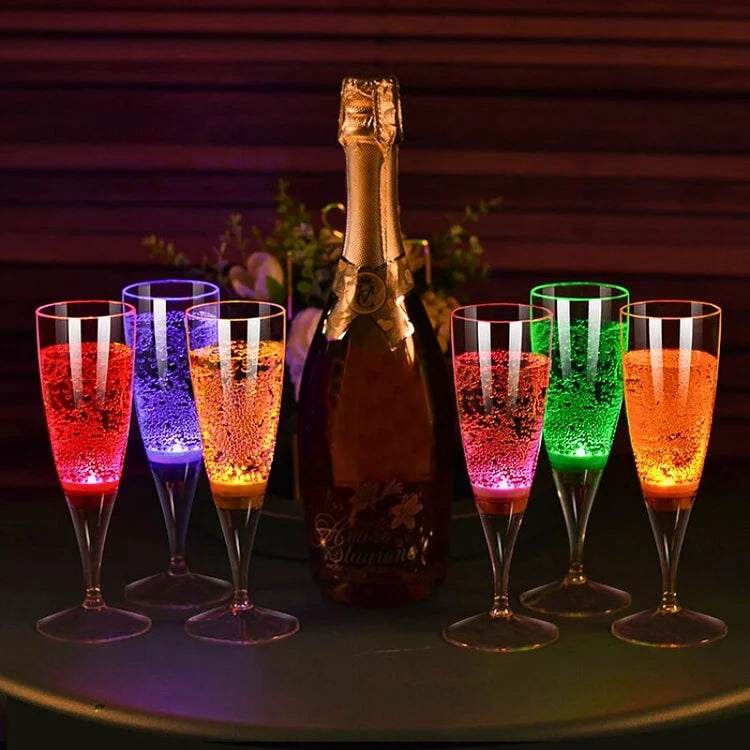 LuminousElegance | LED-Weingläser Set (6 Stück)