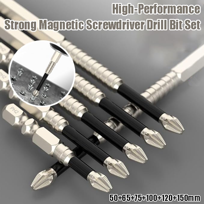 Magnetisches Schraubendreher-Bit-Set – Perfekte Kontrolle (6 Teile)