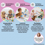 Bastel- und Malset für Kinder mit Stiften und Taschen