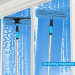 Glasklarer Fensterreiniger – Professionelles 2-in-1 Teleskopreinigungssystem