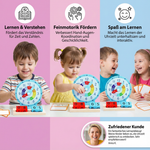 Lernspielzeug zur Uhrzeit mit Montessori-Pädagogik
