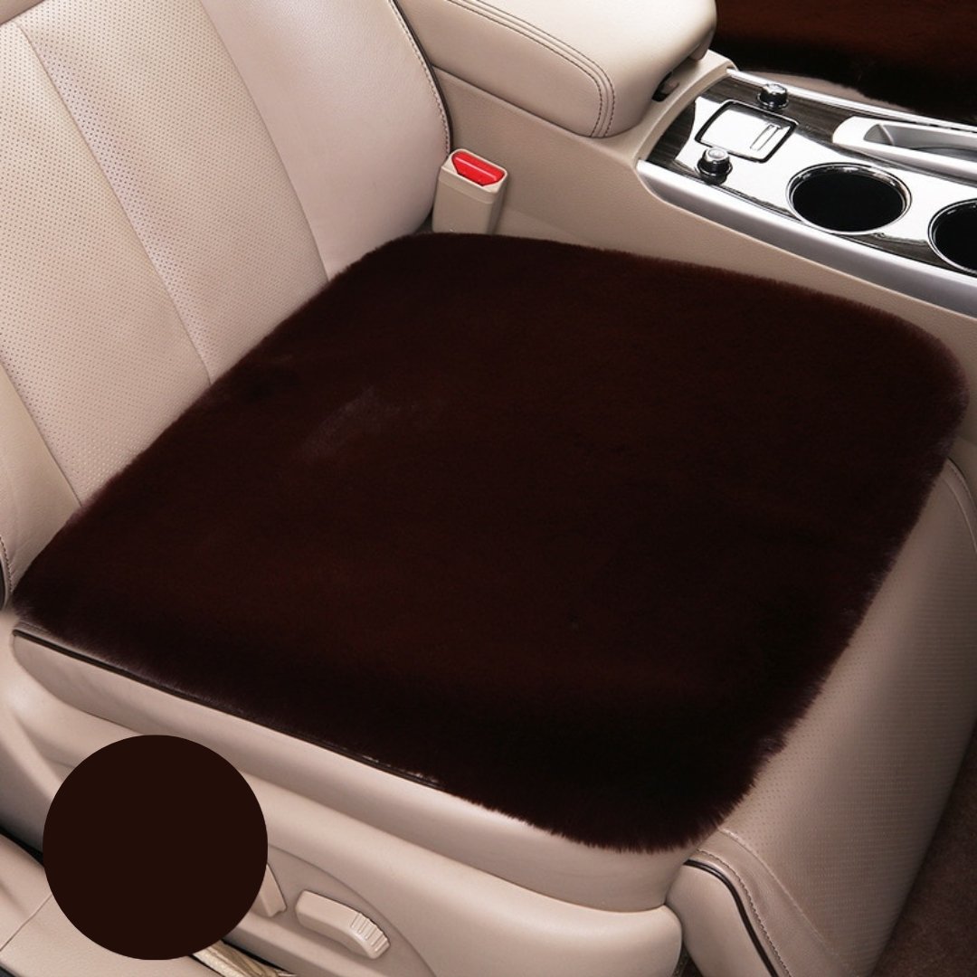 Cozy car seat cushion for warm car journeys