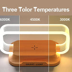 SmartWood Licht | Kabellose Lade-Lampe mit Touch-Steuerung