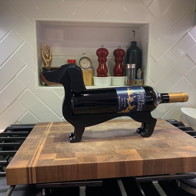 Charming Dachshund Wine Bottle Holder for Wine Lovers