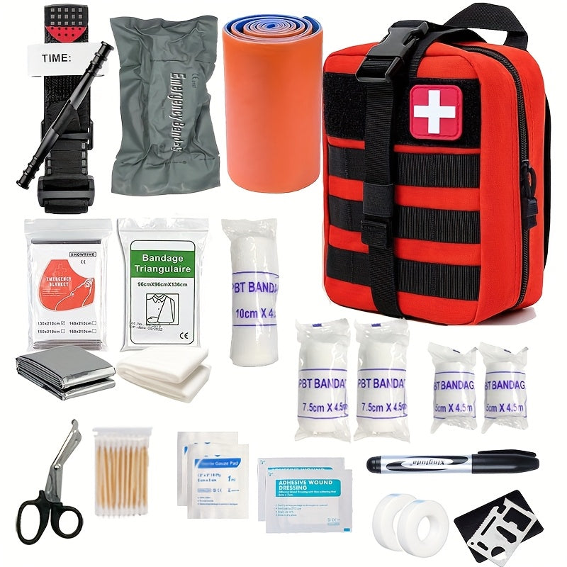 NotfallSet für Reisen – Kompaktes Erste-Hilfe-Set für Outdoor