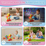 Kinderspielzeug mit tanzender Babyente