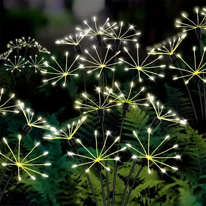 Sonnenblüte Solar-LED-Gartenlampe | Funkelnder Lichteffekt | Wetterfest | 8–12 Stunden Lichtdauer