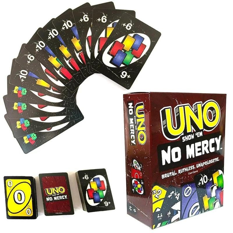 168 Dicke Uno Spielkarten