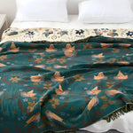 Scandinavian Reversible Blanket for Stylish Coziness