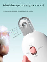 Katzenkrallen-Schneider mit verstellbarem Öffnungsmechanismus