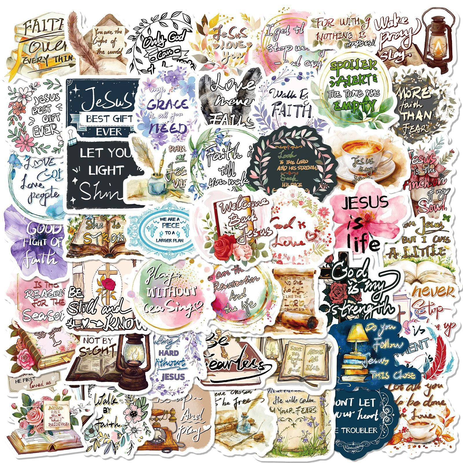 Inspired Sticker Set for Your Faith Journey