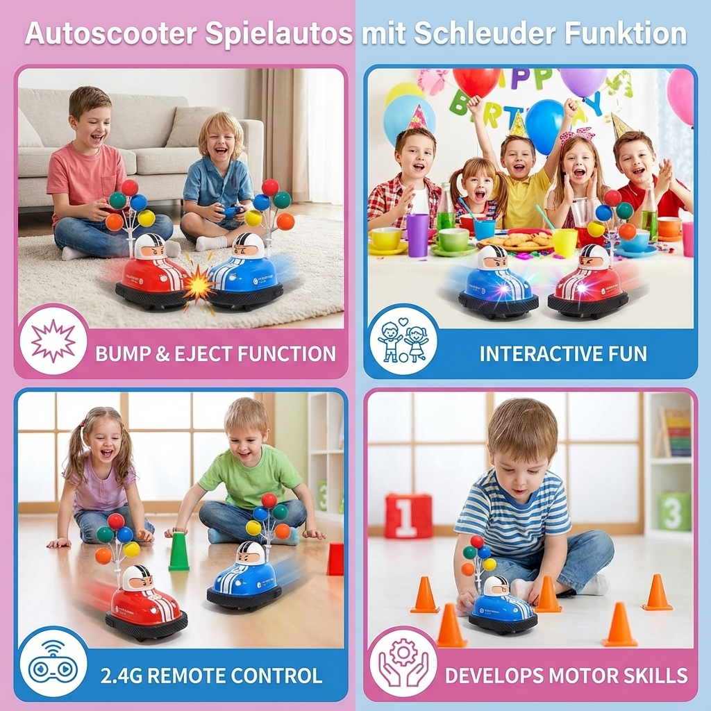 Spielautos mit Schleudermechanismus für Autoscooter