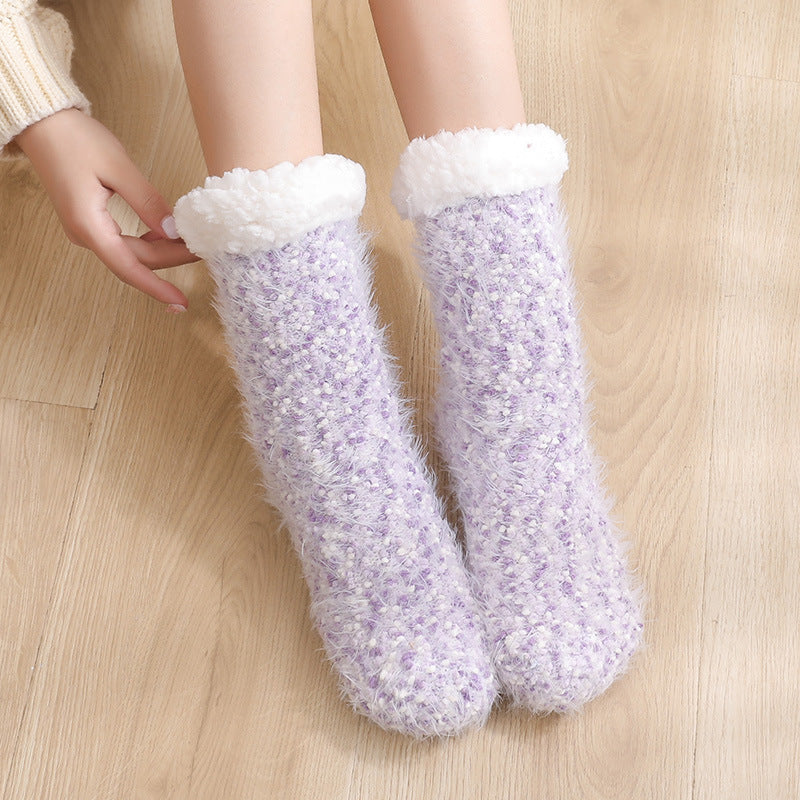 Cozy Socks - Always warm feet with non-slip comfort